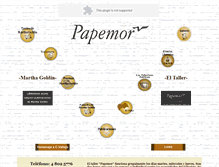 Tablet Screenshot of papemor.com